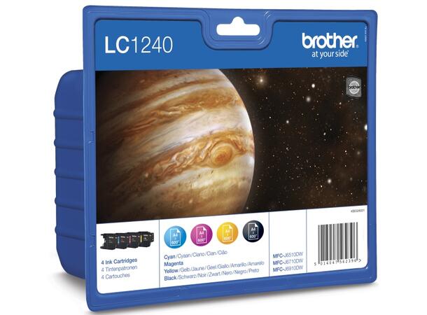 Blekk BROTHER LC1240CMYK (4) 